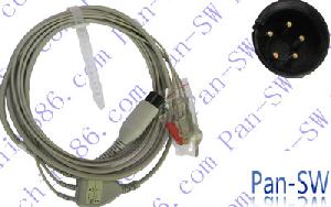 hp ecg cable leadwire five pins