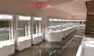 Jewellery Showroom Design And Showcase Design With High Quality