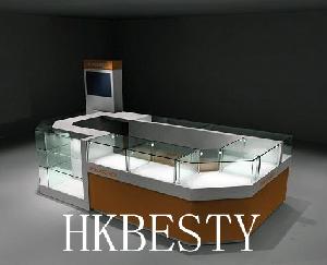 Custom Made Jewellery Display Kiosk Design And Made With High-powered Led Light