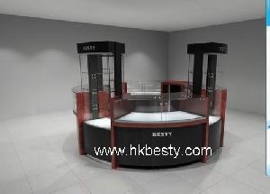 jewellery display kiosk powered led lights