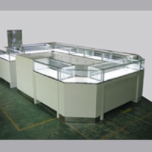 lighted glossy jewellery display kiosk manufacture