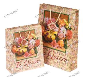 To Quiera Fashional Flower Paper Bag For Valentine