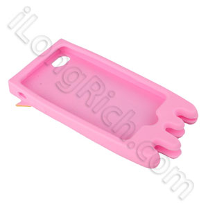 massage hero silicone cases iphone 4 pink