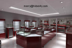 Luxury Jewellery Store Design And High Quality Furniture Custom-made