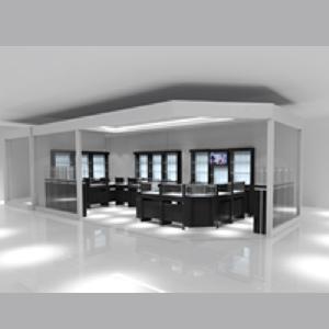 Matt Black Jewelry And Watch Shop Design By Hkbesty Company