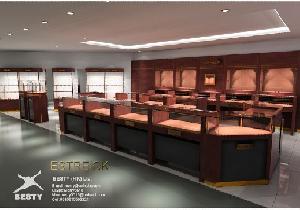 Professional Jewellery Shop Design And High End Display Showcase Manufacture