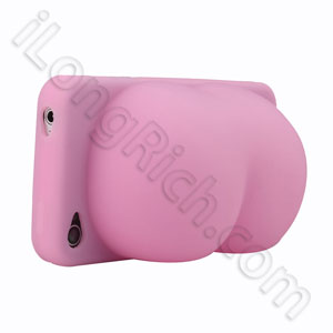 Ibooty Silicone Case And Stand For Iphone 4 Butt Bright Pink