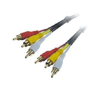 Audio Cable 2xrca Plug Molding Cable