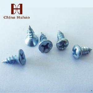 zinc plated tapping screw phillips drive