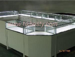 glossy jewelry shop kiosk furnitures