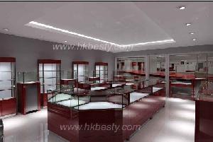 Luxury Jewelry Shop Design And Shop Display Furniture Manufacture