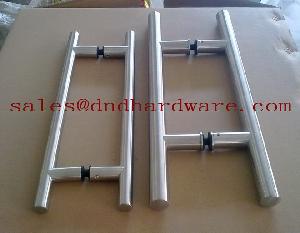 Glass Pull Handle And Stainless Steel Pull Handle