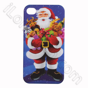 2012 Christmas Series Hard Plastic Casesm For Iphone 4 Ch04