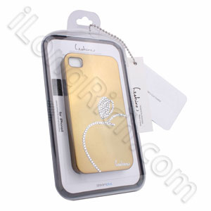 Good Quality Iphone 4 For Electroplate Series Hard Plastic Cases El07