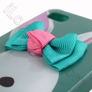 Love Rabbit Series Tpu Cases For Iphone 4 Green