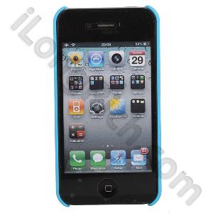 Spider Web Series Hard Plastic Cases For Iphone 4 And 4s-blue