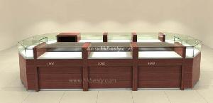 Jewelry Kiosk Display With Super Bright Led Lights And Logo