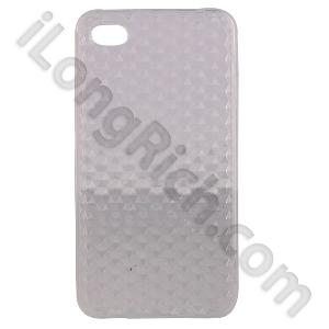 Best For Iphone 4s Dimond Series Tpu Cases-white