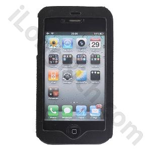 Zuede Series Capdase Flessi Jacket Soft Case For Iphone 4-black