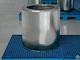 pressure screen basket drum stock prepatation