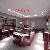 Red Glossy Jewellery Store, Shop And Showroom Design Of Bright Sunglasses Display