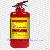 2kg En3 Dry Powder Fire Extinguisher