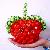 Big Plastic Beaded Apple Christmas Beaded Decoration