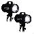 Led 100wa Daylight Studio 2-light Kit Powerful Continuous Video Lighting