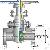 Api600 Stainless Steel Cf8 / Cf8m 300# Trim8 Gate Valve Rf Flange