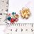 Mixed Color Rhinestone Flower Metal Cabochon Cell Phone Case Decor