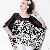 Loose Leopard Silk Blouse Women Black And White