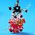 3 D Crystal Beaded God Of Wealth Chinese Lucky Charm