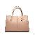 Elegant Brief Pure Color Major Handbags Light Camel