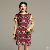 A Line Womens Vintage Dresses Red Green