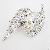 Brooch, White Pearls Crystal, Bh03784