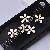 Flower Rhinestone Cabochon Iphone4 Case Decoration