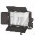 Featherweight 576a Daylight Led Video Light Panel With V-lock Mount And Barn Doors