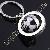 Revolving Football Keychain Custom Metal Promotional Gift