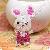 Mini 3d Beaded Rabbit Pendant Diy Seed Bead Charm