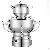 Single Wall Stainless Steel Samovar