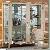 China Cabinet Displays Antique Bowed Fj-101a