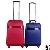 New Product Different Sizes Pu 4 Piece Trolley Luggage Set
