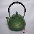 Green Tea Pot With Float Grass