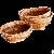 Oval Bamboo Basket Set 3