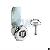 Zinc Alloy Quarter Turn Latch Mk407-3