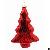 Personalized Red Blown Glass Christmas Tree Ornament For Tree Decoration