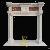Hand Carved Stone Fireplace Mantel Antique Fireplace Western Style