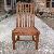 Solid Chair With Colonial Design
