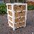 Tall Cabinet With Four Rattan Drawers