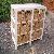 Wood Cabinet With Eight Combination Rattan Drawers